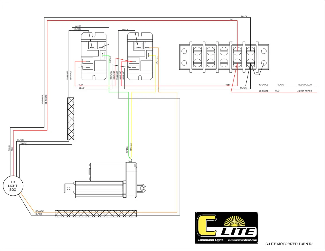COMMAND LIGHT C-Lite Compact LED Spotlight - Wiring Diagram 2