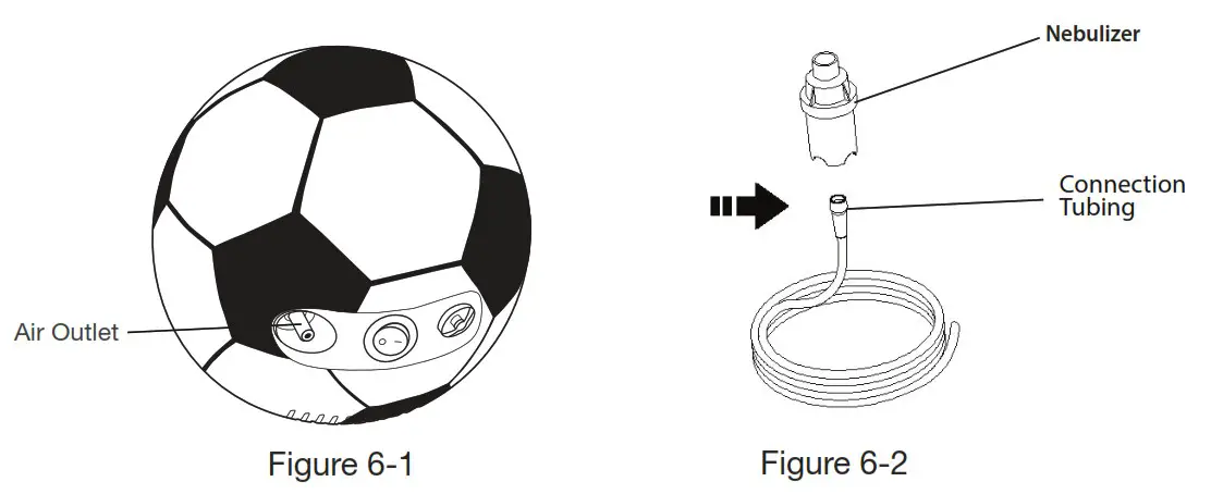 COMPASSHEALTH NEB SOCCER Soccer Ball Nebulizer - ILLUSTRATION OF PARTS 6