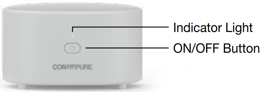 CONAIR AP03 Portable Air Purifier - INDICATOR