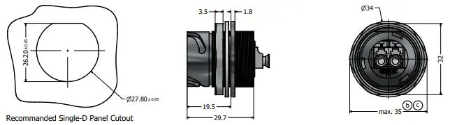 CONEC-Product-Name-Industrial-Duplex-LC-Receptacle-Cover-Ass-17-300400-Industrial-Duplex-LC-Receptacle-Plus-Cover-Assembly-Kit-FIG-1