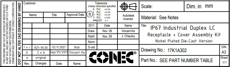 CONEC-Product-Name-Industrial-Duplex-LC-Receptacle-Cover-Ass-17-300400-Industrial-Duplex-LC-Receptacle-Plus-Cover-Assembly-Kit-FIG-2