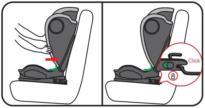 COZY N SAFE EST 19 Car Seat - parts7