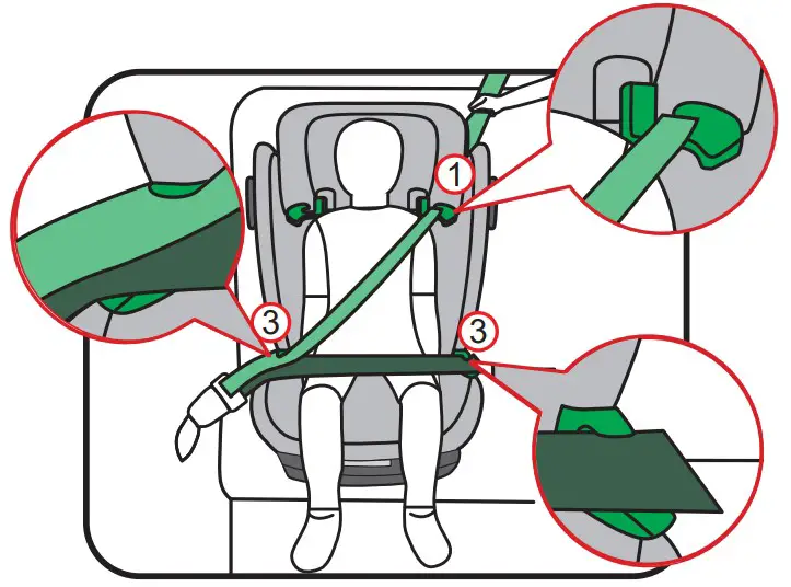 COZY N SAFE EST 19 Car Seat - parts9