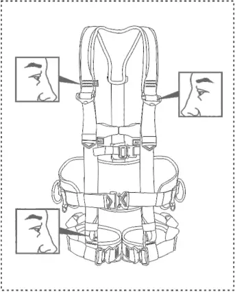 CRESTO Safety Harness - f34