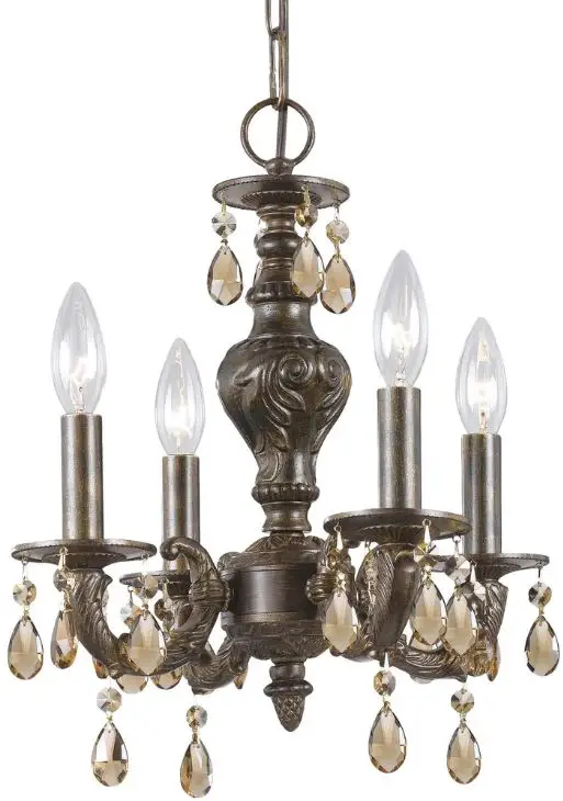 CRYSTORAMA-5024-VB-GT-MWP-Four-Light-Mini-Chandelier-Paris-Market-product