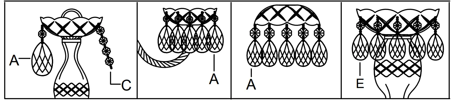CRYSTORAMA 5080 PB CL MWP Ten Light Chandelier - ILLUSTRATION