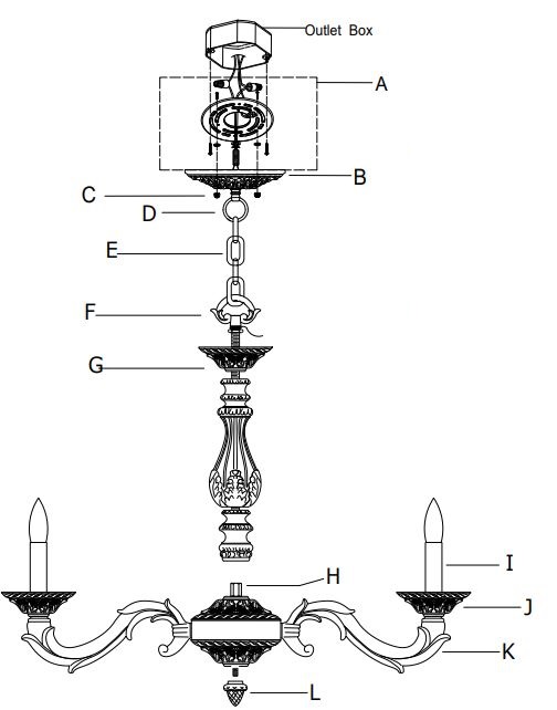 CRYSTORAMA-5126-VB-Venetian-Bronze-Chandeliers-fig-6