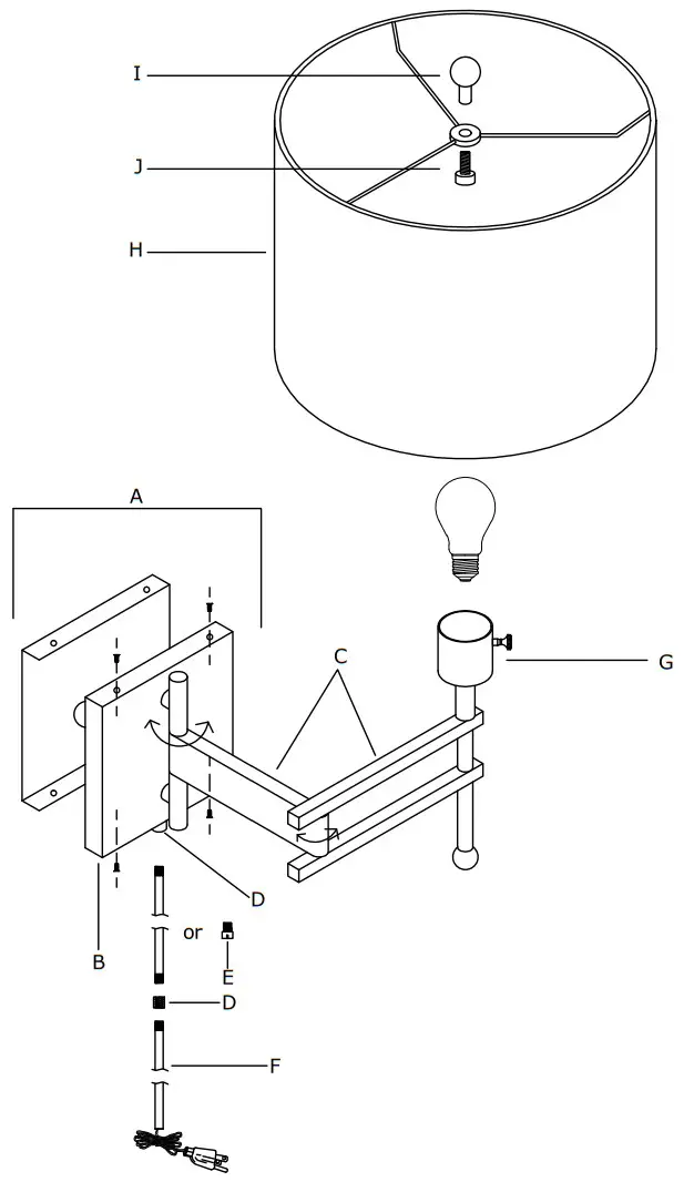 CRYSTORAMA MAR-A8031-AG Marshall 1 Light Wall Mount - fig 1
