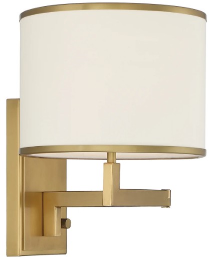 CRYSTORAMA MAR-A8031-AG Marshall 1 Light Wall Mount