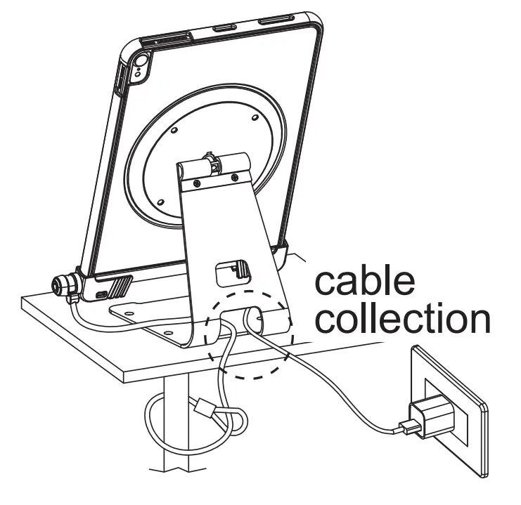 CTA PAD-ASCS10W Anti-Theft Security Case with Stand fig 11