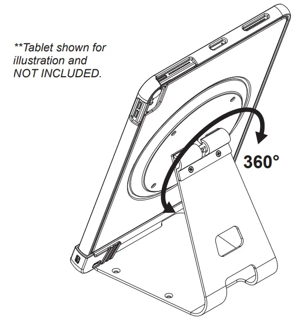 CTA PAD-ASCS10W Anti-Theft Security Case with Stand fig 6