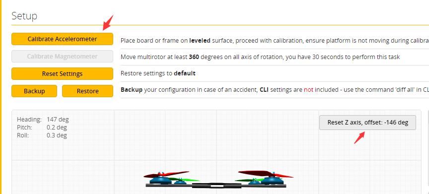 Calibration accelerometer