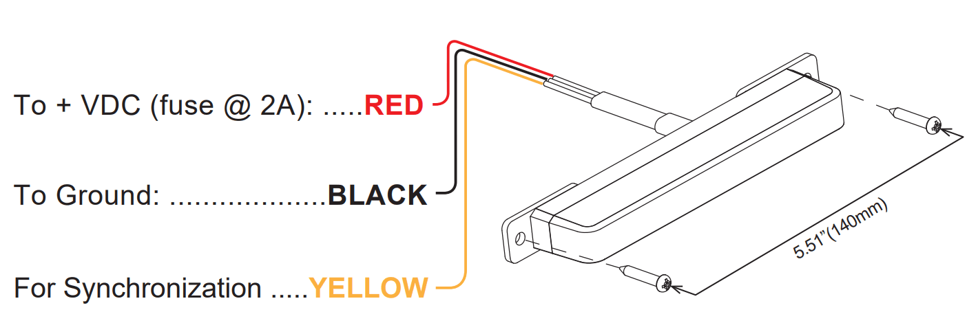 Cell2 12-24VDC 6-Led Narrow Profile Lighthead - fig