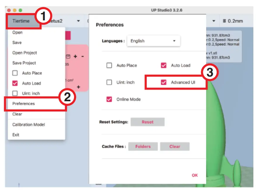 Basic and Advanced Mode