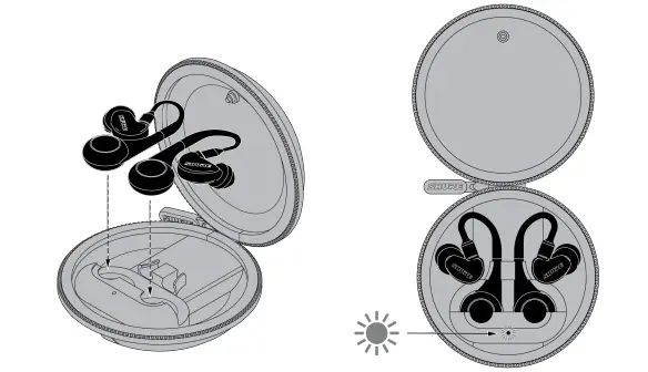 Charging the adapters