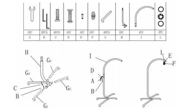 Chihee-330-lbs-Hanging-Egg-Chair-Stand-image01