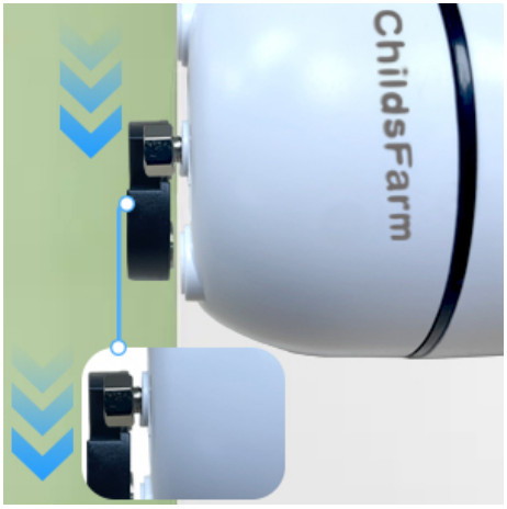 ChildsFarm B0BC93G68D Baby Monitor with Camera - Align the camera