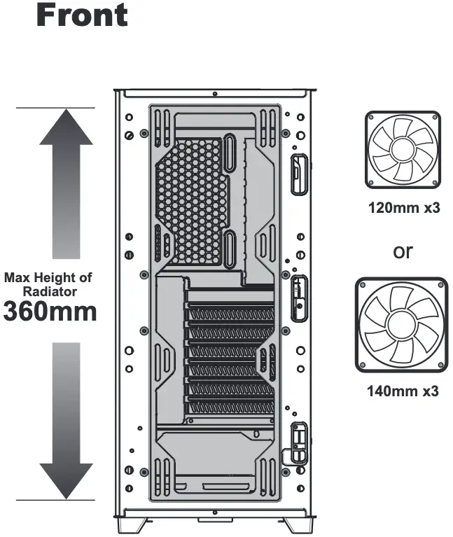 Cooling System Installation - Front