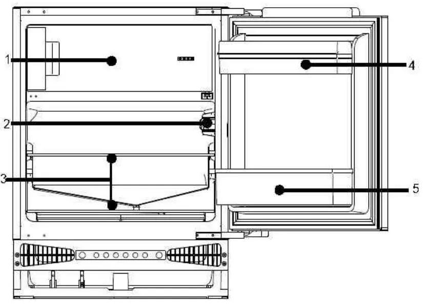 Corber-CF1PN85INTEG-Built-Under-Refrigerator-FIG-5