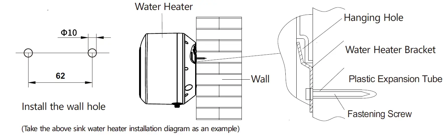 Corbero CTWG30CD Electric Water Heater 2