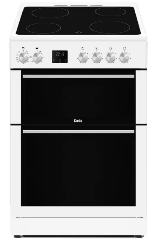 Creda-C60CDOW-60cm-Ceramic-Double-Oven