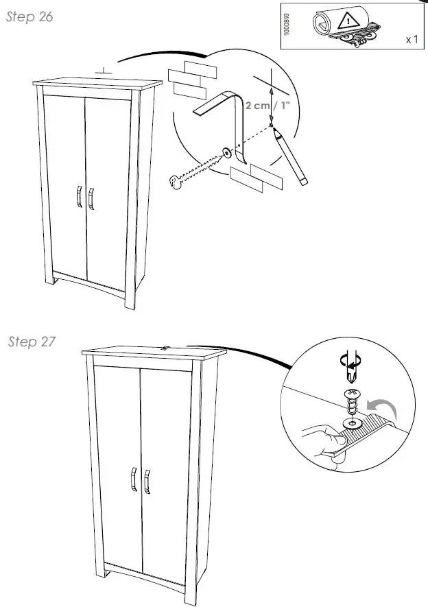 CuddleCo-Isla 2 Door-Nursery-Wardrobe-18