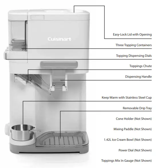 Cuisinart ICE48U Soft Serve Ice Cream Maker - Product Description