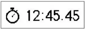 Current sport stop watch mode