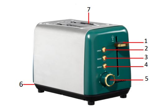 DAEWOO-SDA2287-Toaster-2-Slice-FIG-7
