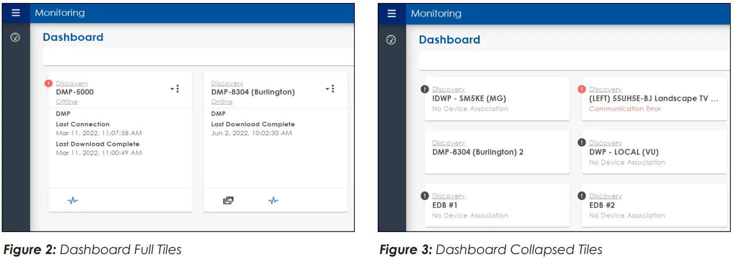DAKTRONICS DD5102252 Venus Control Suite Monitoring App - Monitoring App Dashboard