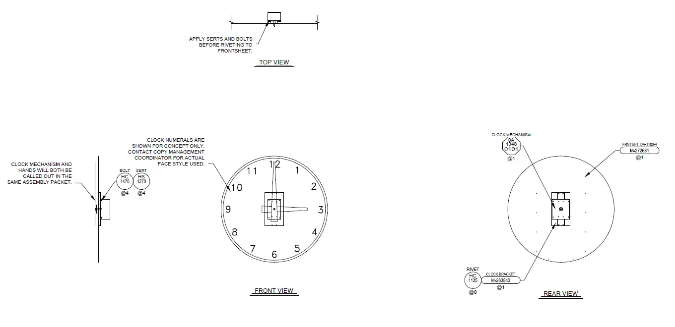 DAKTRONICS P1348 Analog Clock-fig-7