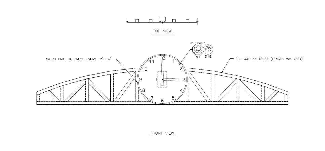 DAKTRONICS P1348 Analog Clock-fig-8
