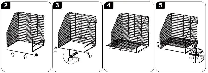 DALTACK-A3-Magazine-File-Holder-Desk-Organizer-with-4-Vertical-File-Holder-and-Drawer -image03