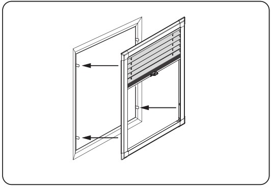 DECORQUIP Perfect Fit PleatedVenetian Blind - Perfect Fit Blind Fitting Instructions 3