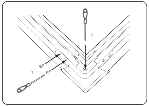 DECORQUIP Perfect Fit PleatedVenetian Blind - Perfect Fit Frame Assembly Instructions 3