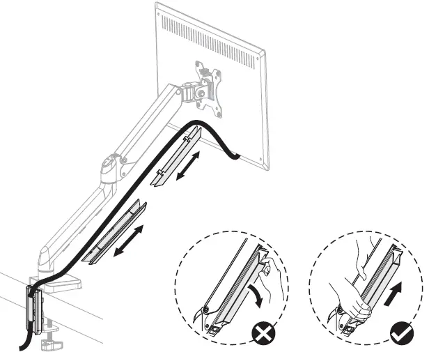 DELTACO ARM-0350 Premium Monitor Arm 18