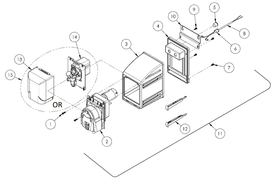 DEMA DC8411 Dairy Clean Dispensing System - PARTS LIST