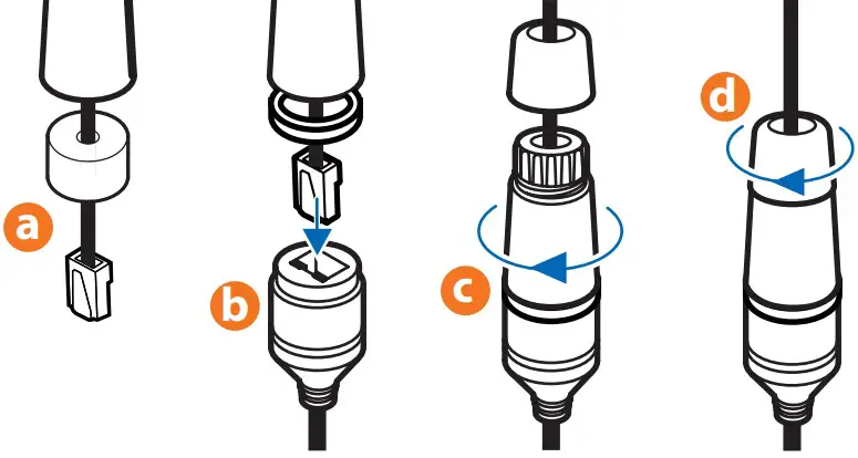 DIGITAL WATCHDOG DWC MB75Wi4TDMP DWC MB72Wi4TDMP MEGA PIX IP Camera - network cable’s
