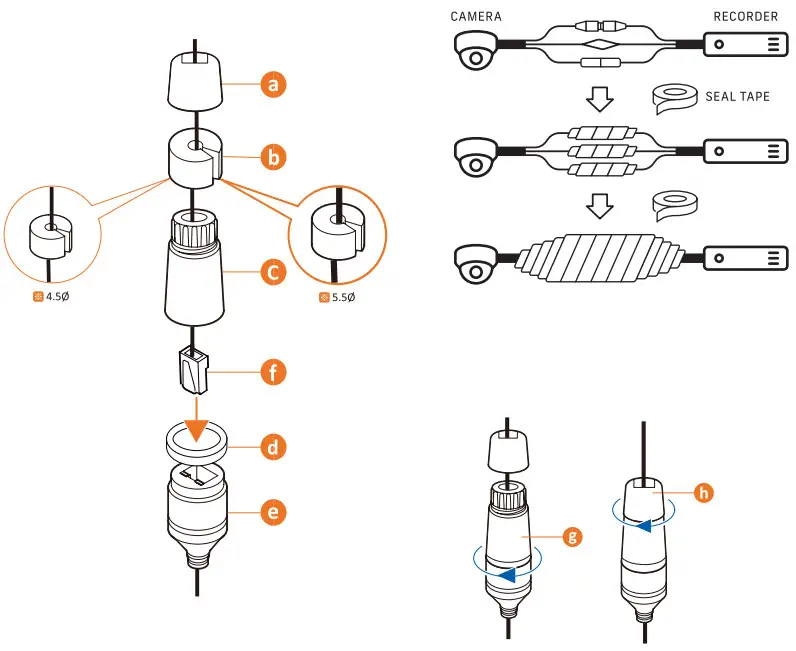DIGITAL WATCHDOG DWC MF5Wi4TWDMP Ultra Low Profile Vandal Dome IP Camera - rated sealer is recommended
