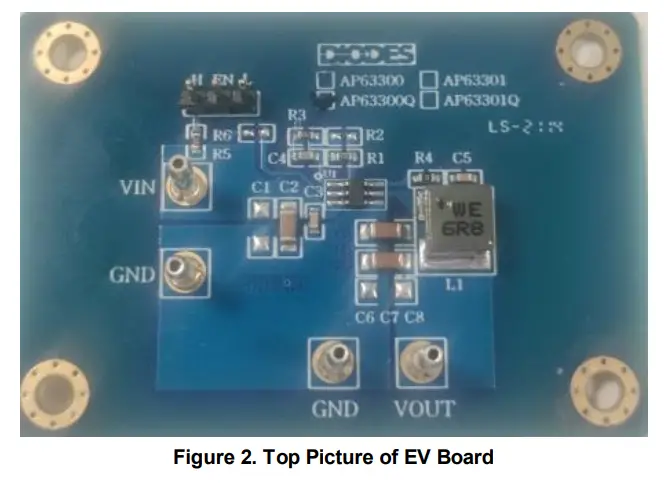 DIODES AP63300Q 3 8v To 32v Input 3a Low Iq Synchronous Buck - EVALUATION BOARD