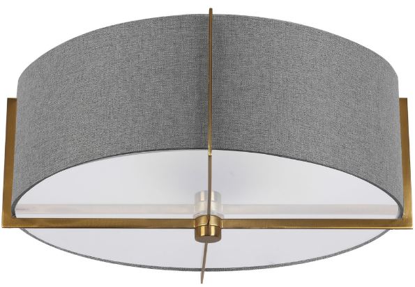 Dainolite-PST-153SF-Preston-Contemporary-Aged-Brass-Flush-Lighting-PRODUCT