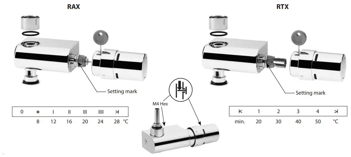 Danfoss 013R9433 VHX-MONO Valve Set for Wall Connection Installation Guide - RAX & RTX
