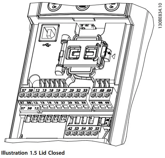 Danfoss 132B0466 VLT Memory Module Instruction Manual - Illustration 1.5