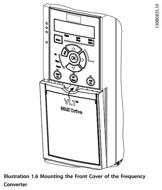 Danfoss 132B0466 VLT Memory Module Instruction Manual - Illustration 1.6