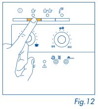 DeLonghi Magnifica - Press the One Cup button