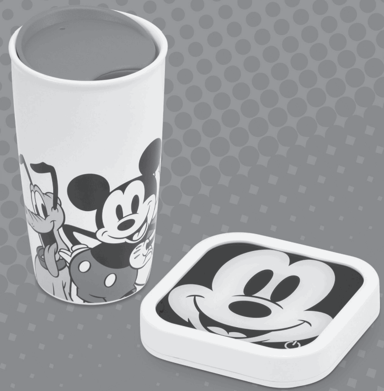 Disney DSC17 Mickey & Friends Glass Top Mug Warmer