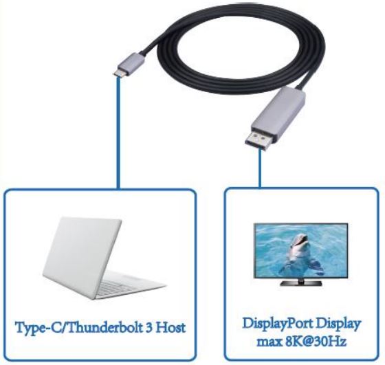 Dockteck-HBR3-6FT-USB-C-to-Displayport-Cable-fig-1