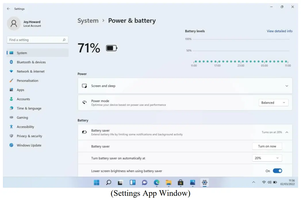 Settings App