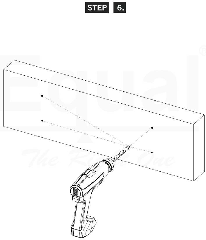 EQUAL EMOS 006-1B Mild Steel Wall Mount Microwave Oven- Step 6