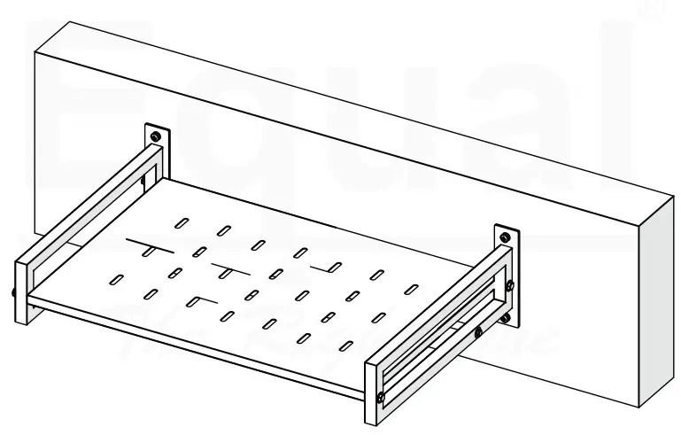 EQUAL EMOS 006-1B Mild Steel Wall Mount Microwave Oven- Step 8